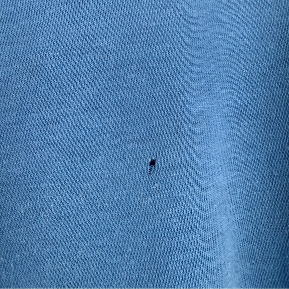 NFL Team Apparel Women’s L Detroit Lions V-Neck Tee Y2K-Inspired Blue #34 - Picture 7 of 8